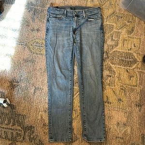 Abercrombie Rustin athletic slim stretch jeans 32 x 30 vintage wash